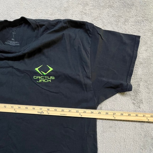 Travis Scott x Cactus Jack Shirt Size XL Mens Black Green - Picture 5 of 5